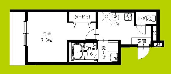 フジパレス平野郷III番館の物件間取画像